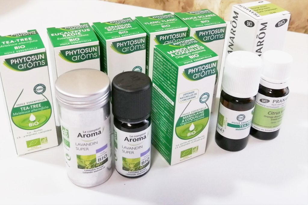 精油をフランスから購入(Phytosun Arôms, Pranarôm, Le Comptoir